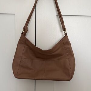 Lucky Brand Brown Leather Shoulder Bag
